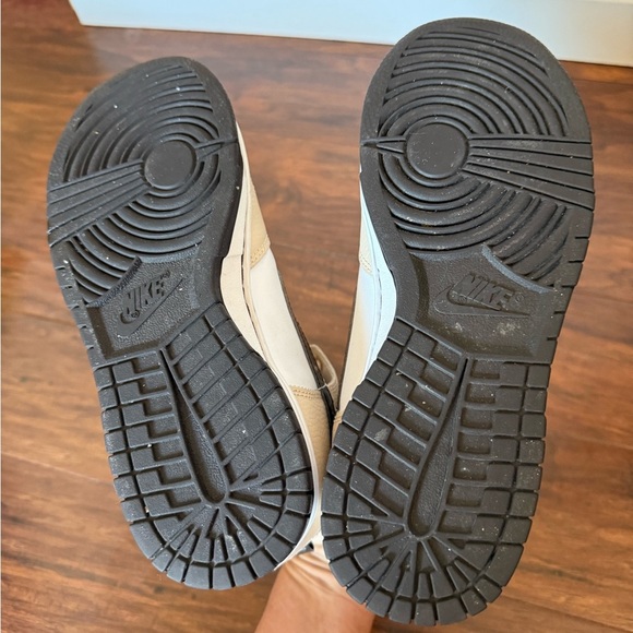 Nike Dunk High Sanddrift Beige and White Sneakers-Size 7.5 - Picture 10 of 11